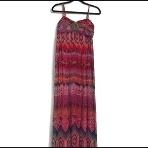 Anthropology Maxi Dress Size 6 Boston Proper Muse 100% Silk